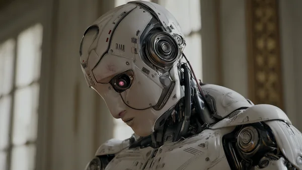 Humanoid robot - Dreamtime Science episode art